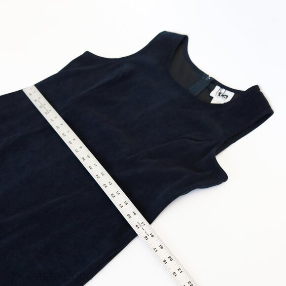 Vintage RJ&Co Dress Jacket Set 12P Micro Suede Floral Embroidered Career Holiday - Picture 16 of 16